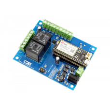 2-Channel General Purpose SPDT Relay Shield + 6 GPIO with IoT Interface